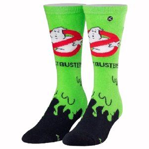 Ghostbusters Slime Athletic Crew Socks - NEW Fast Ship